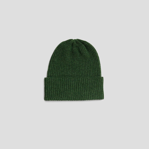 Fisherman's Rib Long Beanie in Serpentine