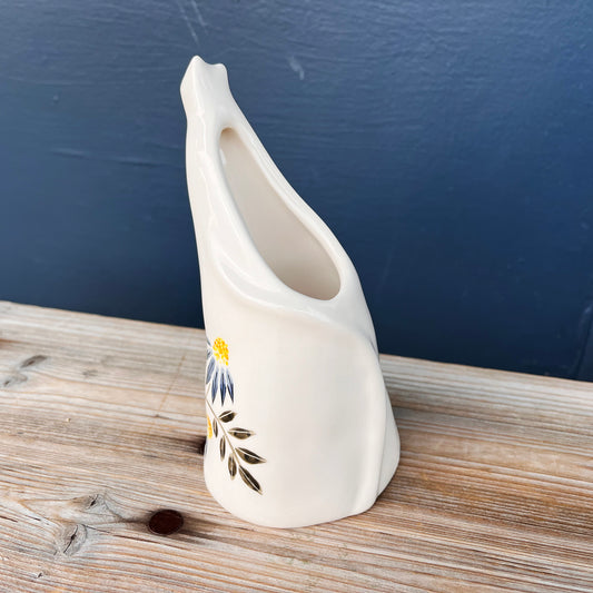 Small Botanical Cat Vase