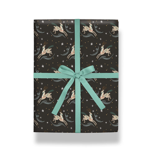 Reindeer Whimsical Gift Wrap