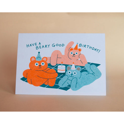 Have a Beary Good Birthday Greeting Card