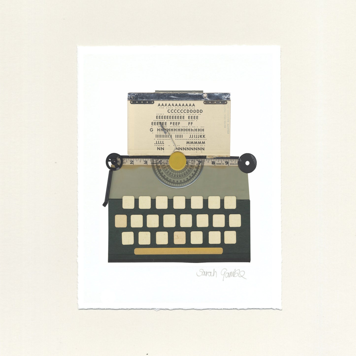 Letraset Typewriter Print