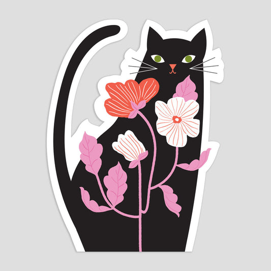 Black Cat Sticker