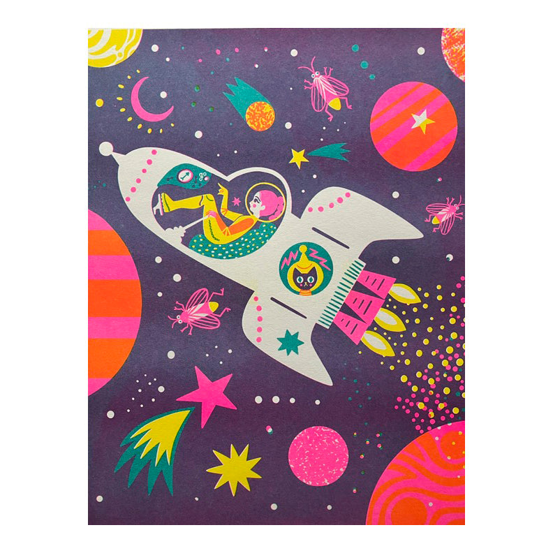 Rocket Girl Print