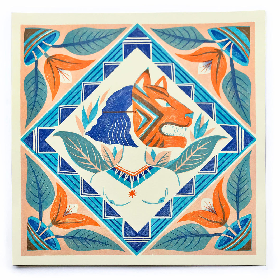 Tiger Mask Print