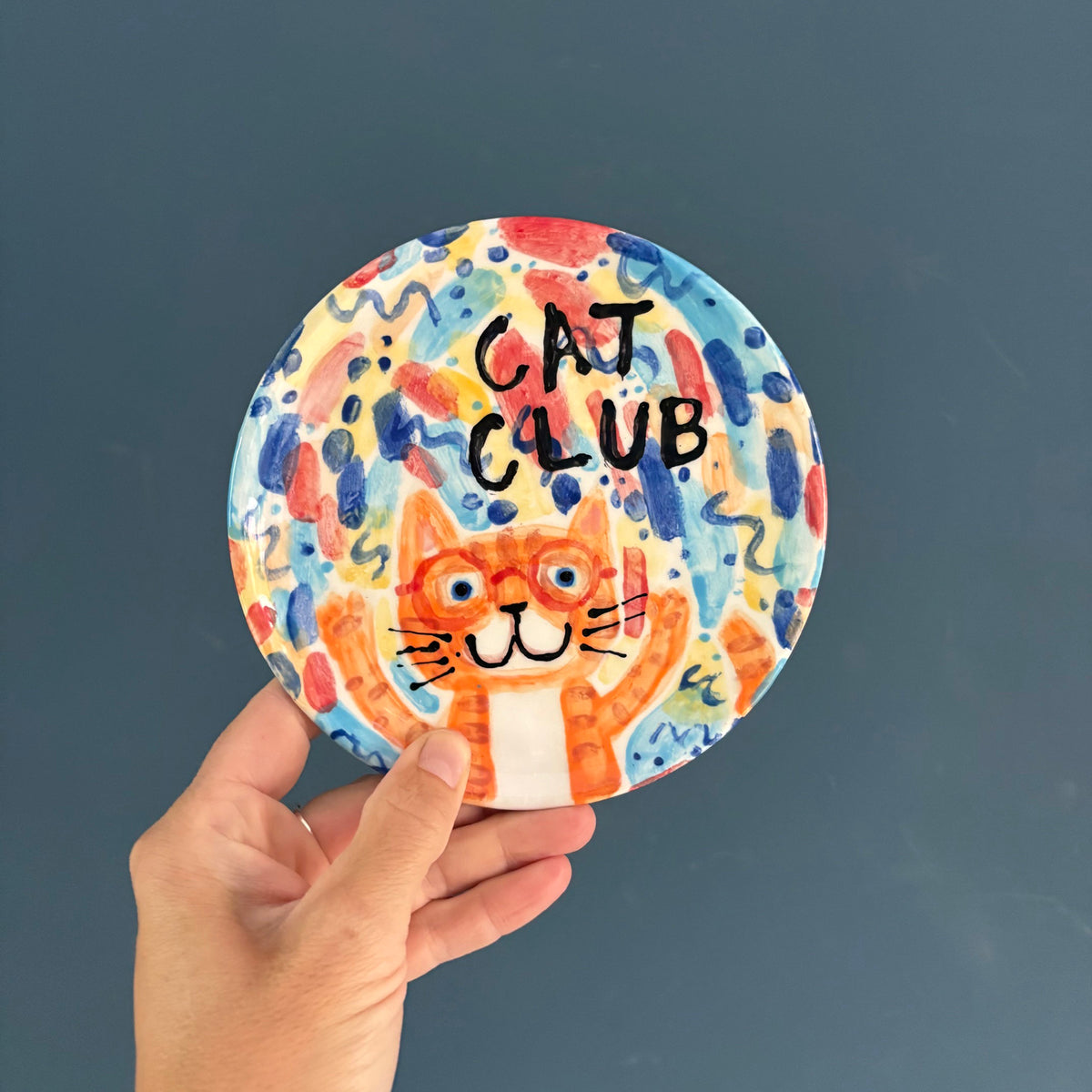 Cat Club Plate