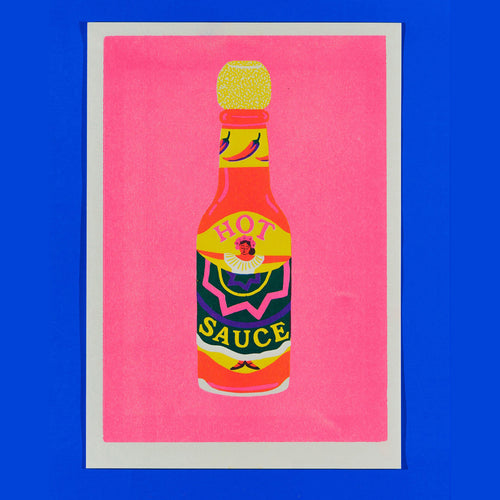 Pink Chilli Sauce Print
