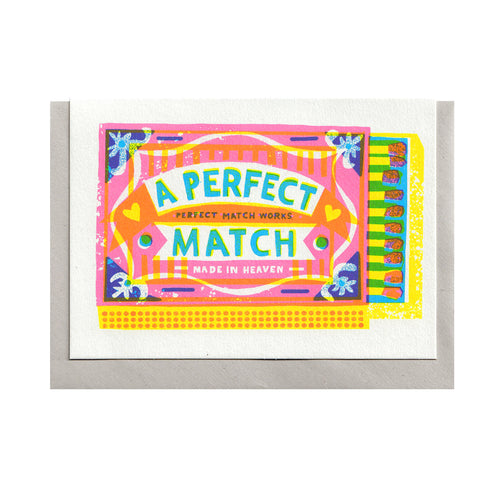 A Perfect Match Greeting Card