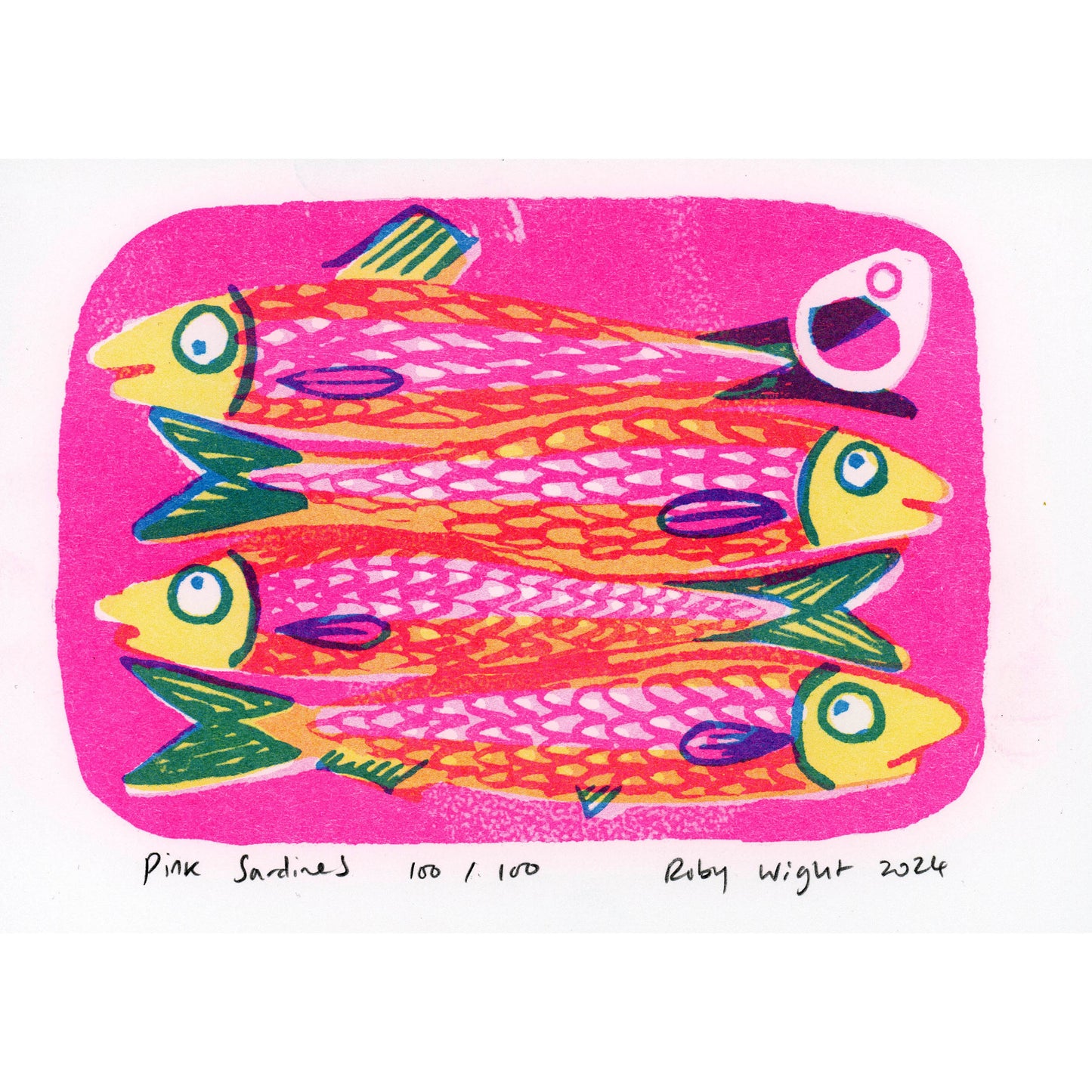 Pink Sardines Print