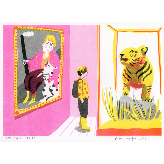 Pink Tiger Print