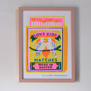 Love Bird Matches Print