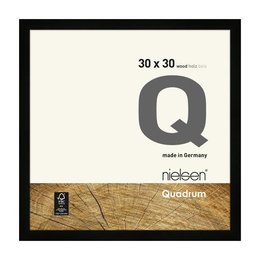 Quadrum 30x30 Black Frame