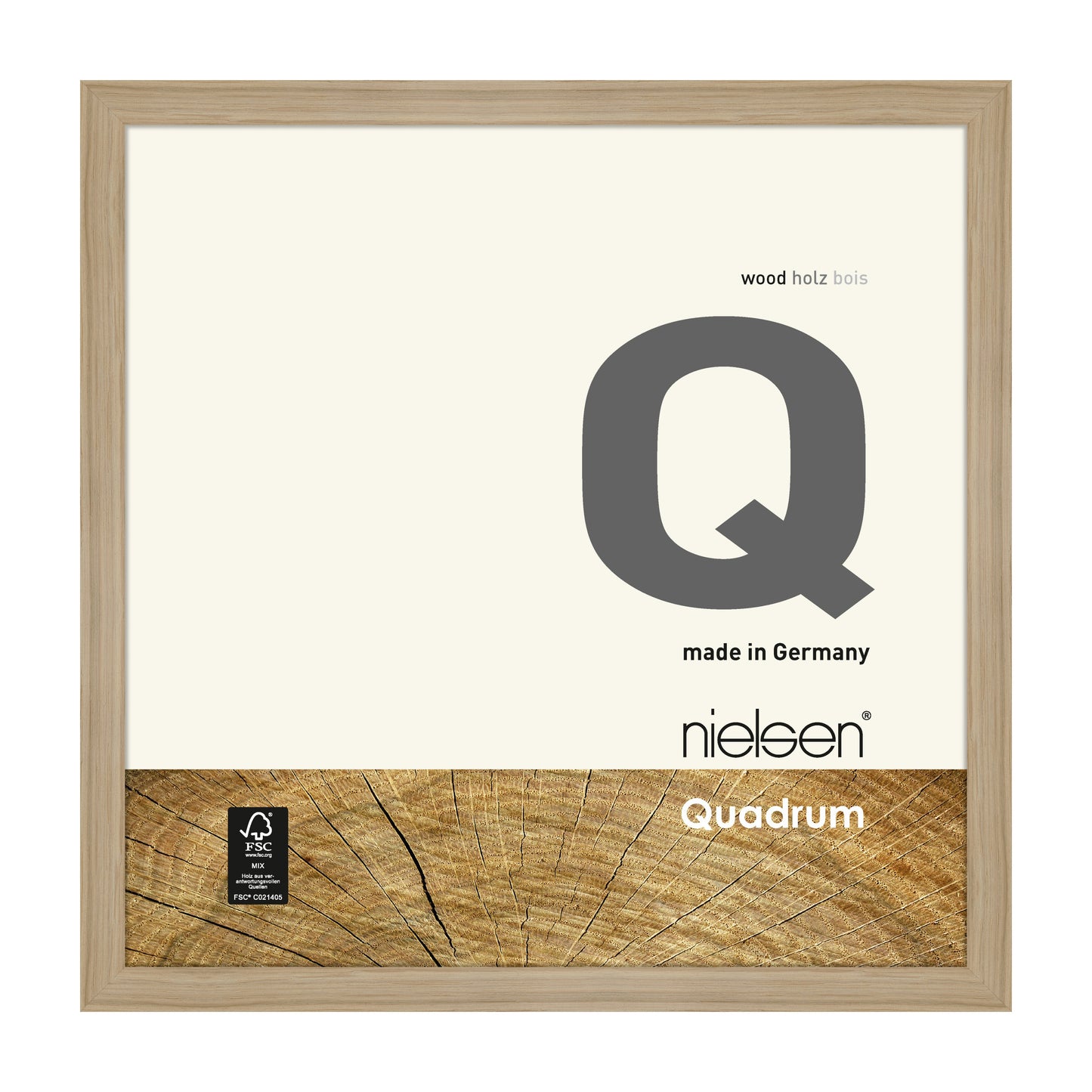 Quadrum 21x21 Oak Frame
