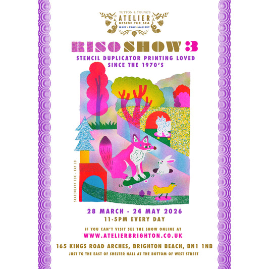 The Riso Show 3 Exhibition Poster