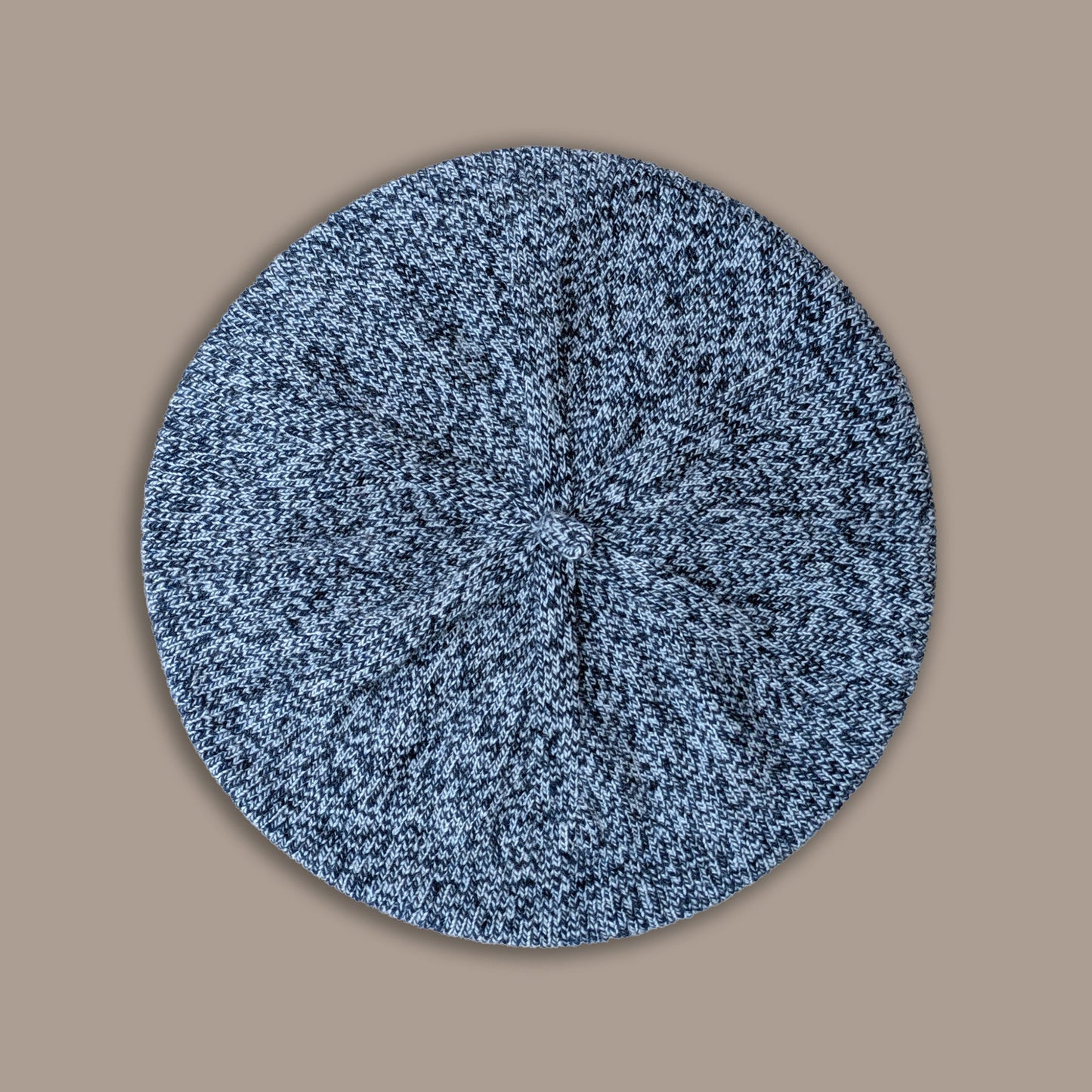 Wool Beret Cornflower Marl