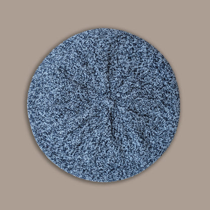 Wool Beret Cornflower Marl