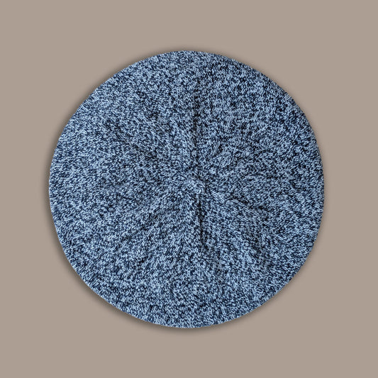 Wool Beret Cornflower Marl