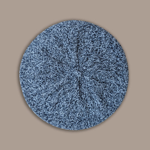 Wool Beret Cornflower Marl