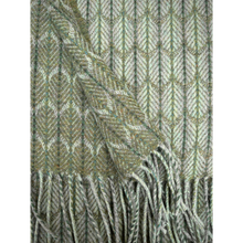 Load image into Gallery viewer, Feathers Scarf in Apple &amp; Moss