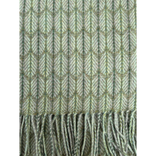 Load image into Gallery viewer, Feathers Scarf in Apple &amp; Moss