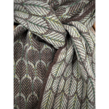 Load image into Gallery viewer, Feathers Scarf in Apple &amp; Peat