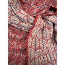 Load image into Gallery viewer, Feathers Scarf in Cornflower &amp; Hawthorn