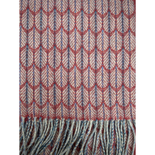 Load image into Gallery viewer, Feathers Scarf in Cornflower &amp; Hawthorn