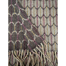 Load image into Gallery viewer, Feathers Scarf in Damask &amp; Peat