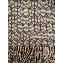 Load image into Gallery viewer, Feathers Scarf in Damask &amp; Peat
