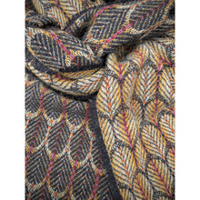 Load image into Gallery viewer, Feathers Scarf in Pollen &amp; Graphite