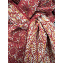 Load image into Gallery viewer, Feathers Scarf in Pollen &amp; Hawthorn