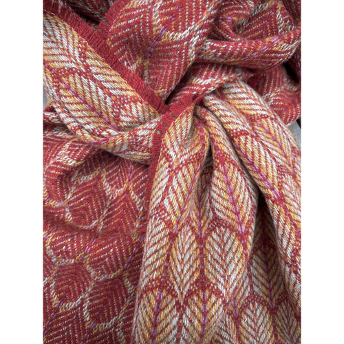Feathers Scarf in Pollen & Hawthorn