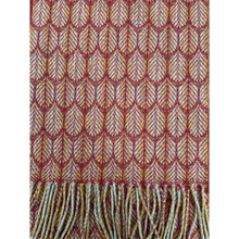 Load image into Gallery viewer, Feathers Scarf in Pollen &amp; Hawthorn