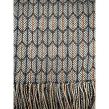 Load image into Gallery viewer, Feathers Scarf in Rust &amp; Graphite