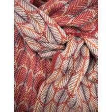 Load image into Gallery viewer, Feathers Scarf in Rust &amp; Rowan