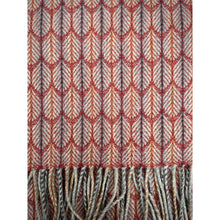 Load image into Gallery viewer, Feathers Scarf in Rust &amp; Rowan