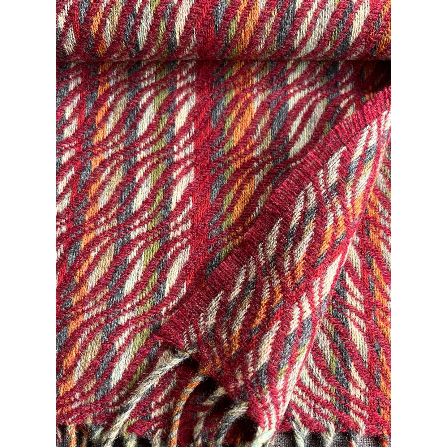 Ripples Scarf in Gooseberry & Hawthorn