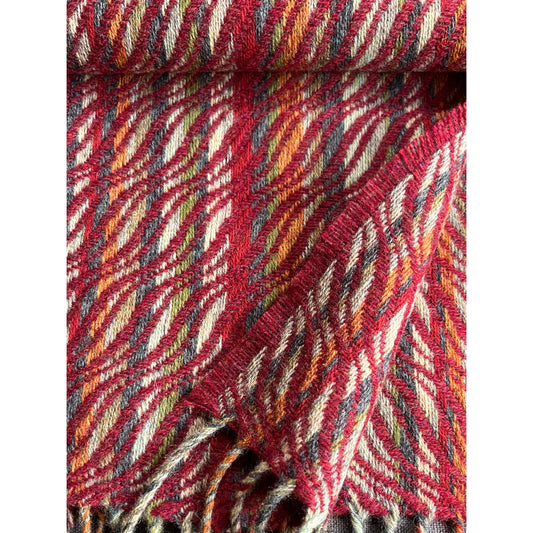 Ripples Scarf in Gooseberry & Hawthorn