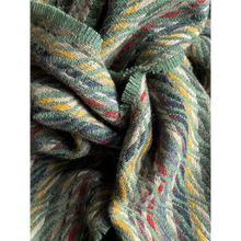 Load image into Gallery viewer, Ripples Scarf in Mulberry &amp; Fern