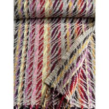Load image into Gallery viewer, Ripples Scarf in Raspberry &amp; Catkin