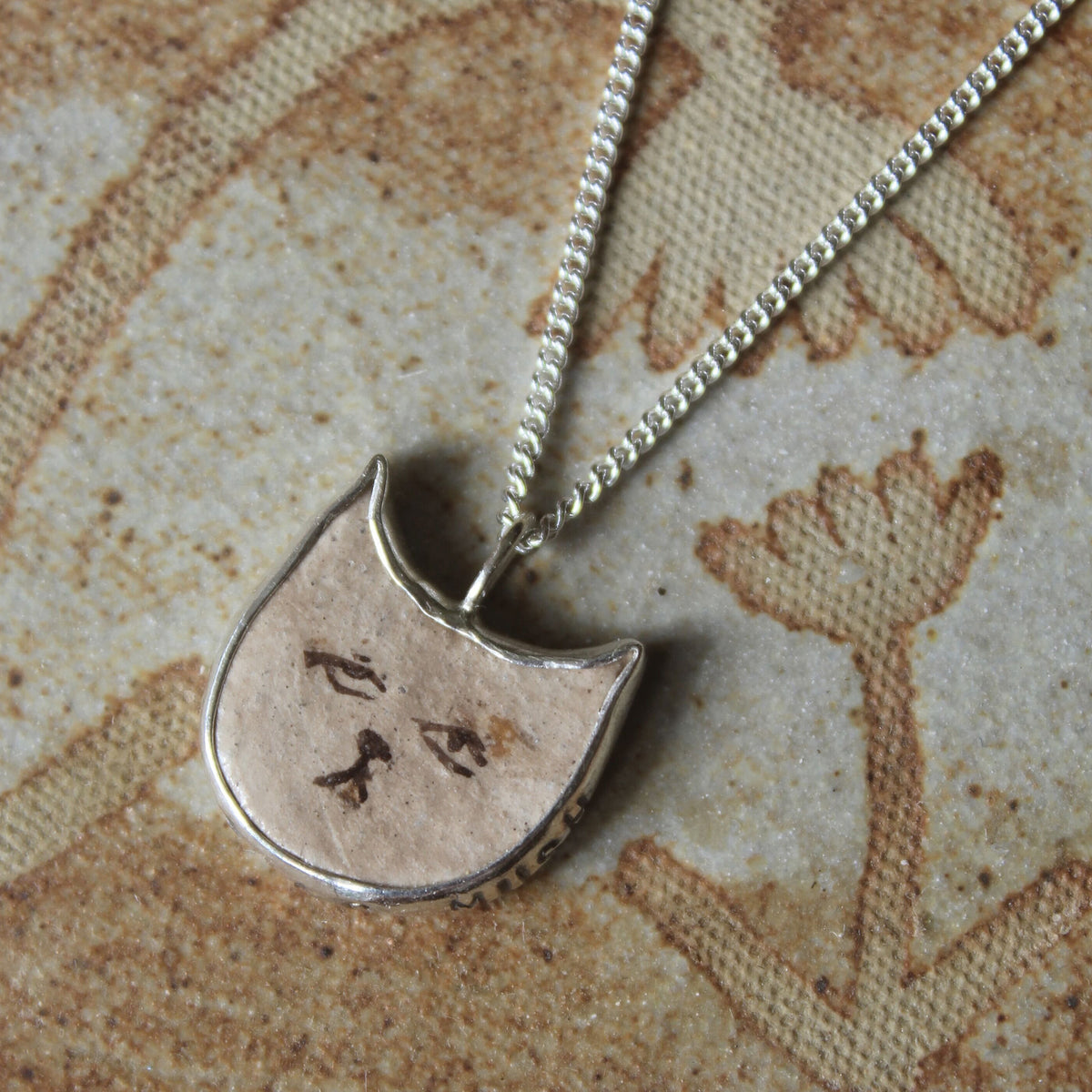Cat Face Pendant #4