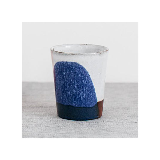 Splash Terracotta Small Tumbler in Cobalt