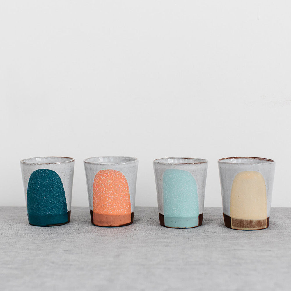 Splash Terracotta Small Tumbler in Celeste