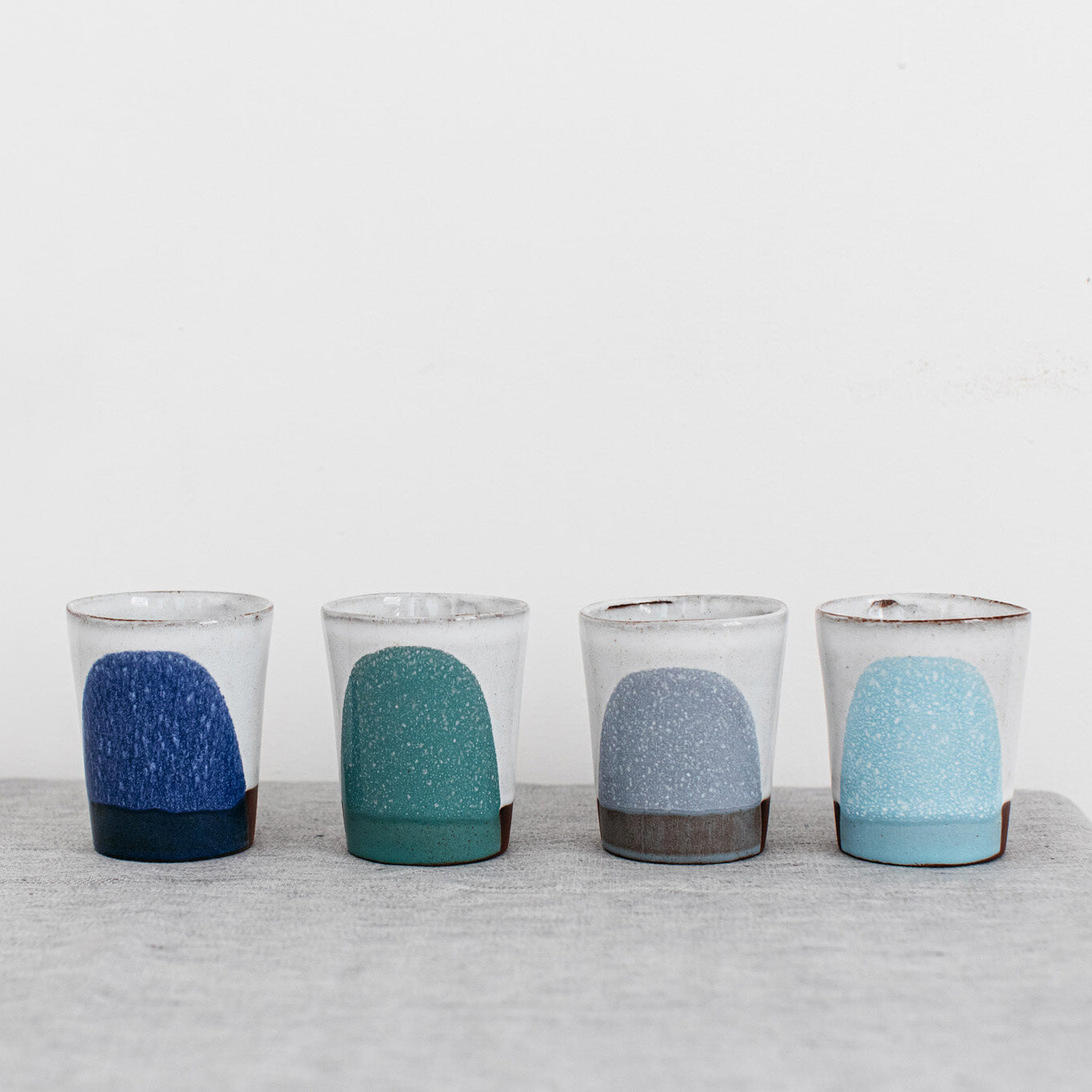 Splash Terracotta Small Tumbler in Cobalt