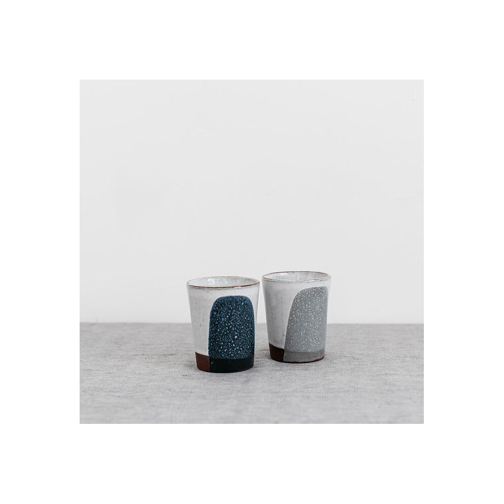 Splash Terracotta Small Tumbler in Black