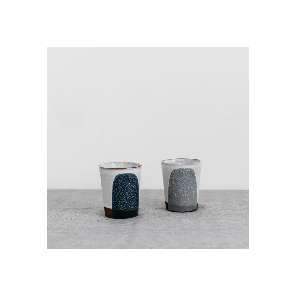 Splash Terracotta Small Tumbler in Black