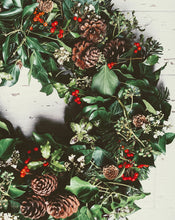 Load image into Gallery viewer, Making a Christmas wreath - with Kathryn Jones-Romain