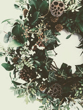 Load image into Gallery viewer, Making a Christmas wreath - with Kathryn Jones-Romain