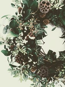 Making a Christmas wreath - with Kathryn Jones-Romain