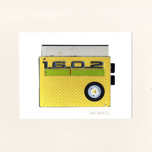 Yellow Radio Print