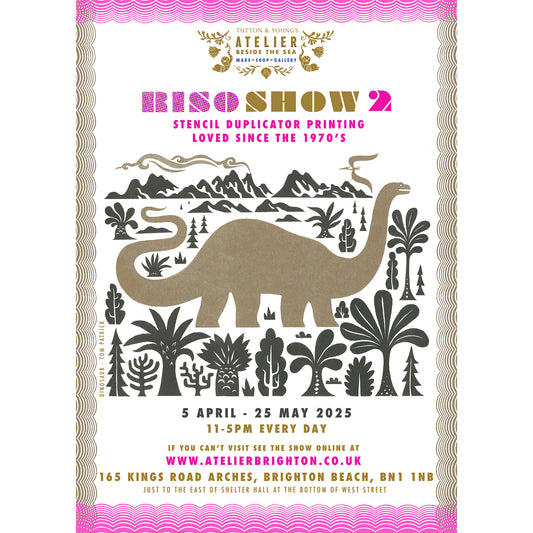 The Riso Show 2 Exhibition Poster